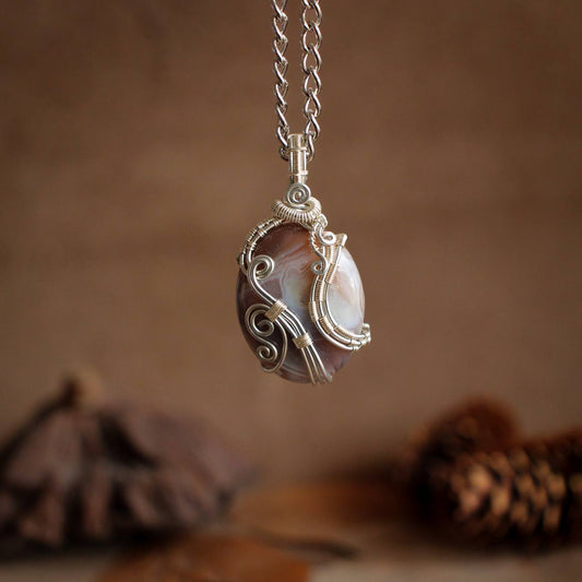Agate necklace